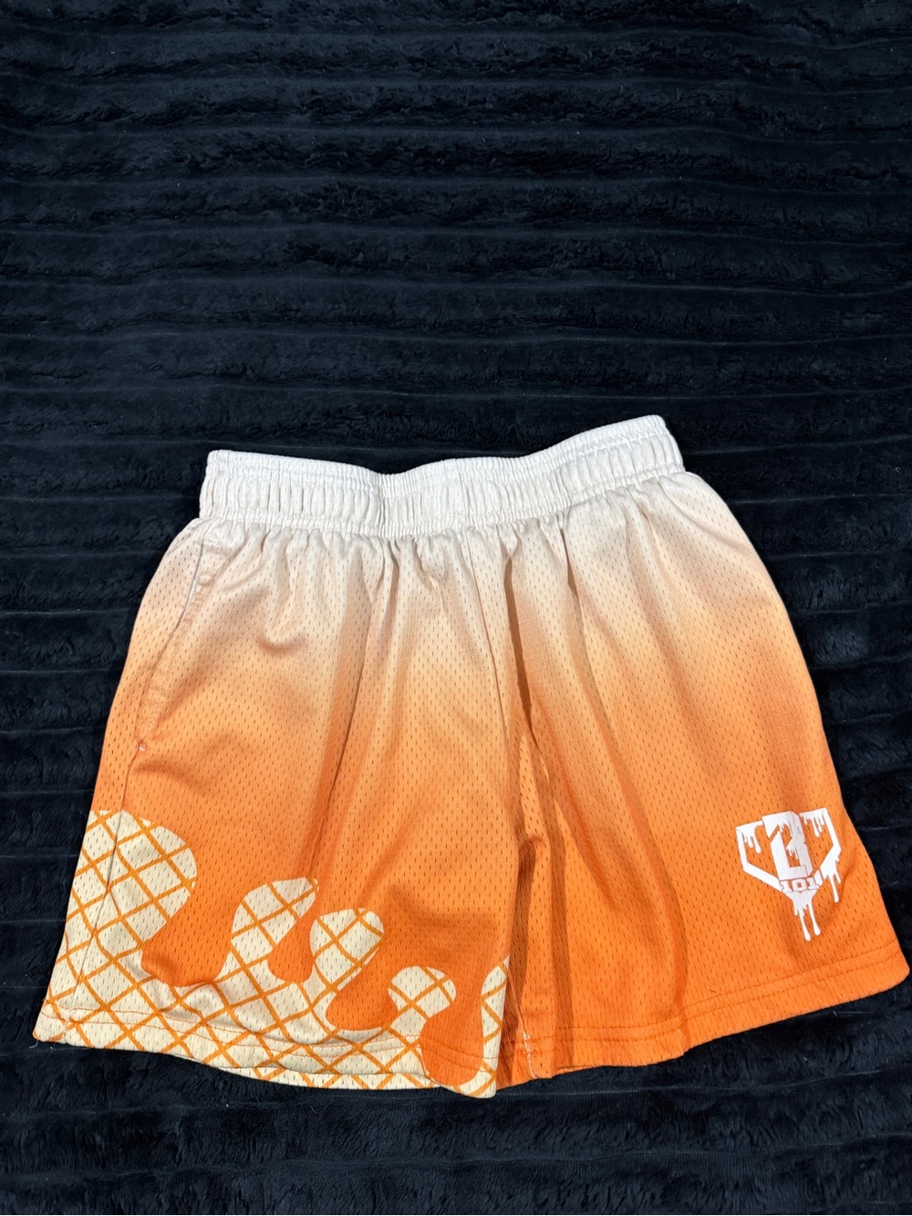 Boys Youth Medium Baseball Lifestyle 101 Sherbet Ice Cream Shorts + FREE SHIRT
